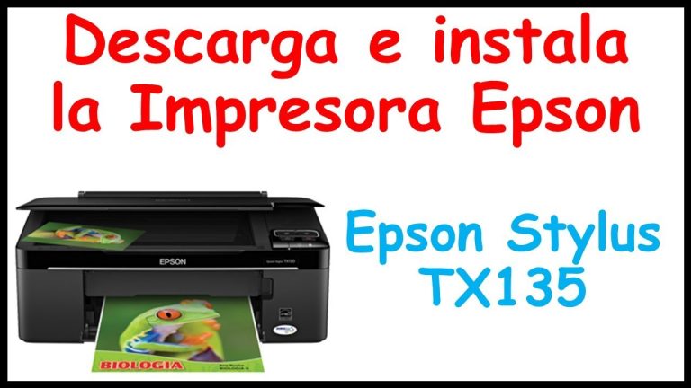 Descubre el mejor driver de scanner Epson Stylus TX135 para un rendimiento &oacute;ptimo