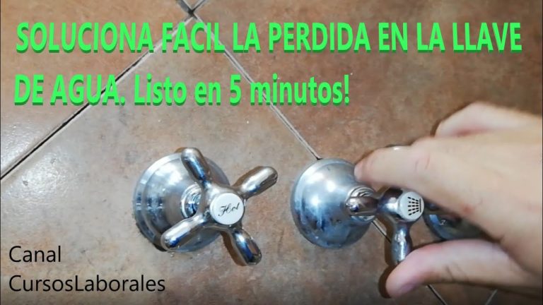 Renueva tu grifo de pared: aprende cómo cambiar el cuerito en 5 sencillos pasos