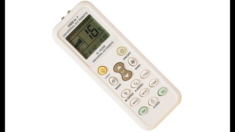 Descubre la tabla de c&oacute;digos para control remoto universal de aire acondicionado