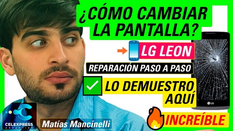 Descubre cómo cambiar el glass de tu LG Leon fácilmente