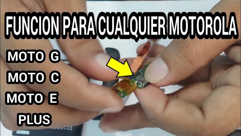 &iexcl;Soluci&oacute;n r&aacute;pida! C&oacute;mo reparar el pin de carga de un Motorola