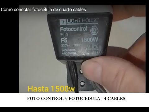 Descubre la increíble conexión fotocélula Kalop de 4 cables: la solución revolucionaria que optimizará tu iluminación