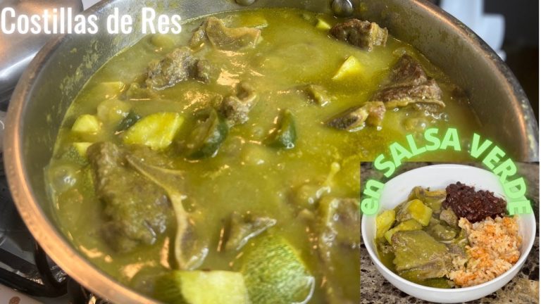 C&oacute;mo hacer costilla en salsa verde