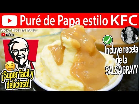 Como preparar gravy para pure de papa estilo kfc