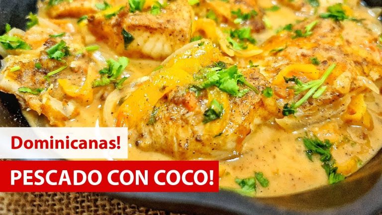 Pescado en coco venezolano