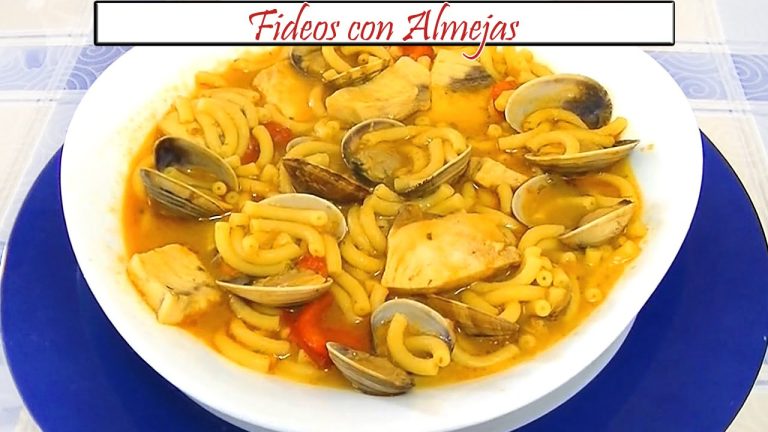 Cocina f&aacute;cil: Fideos con almejas, &iexcl;una receta deliciosa y sencilla!