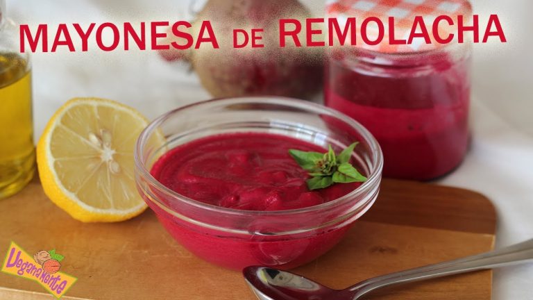 Receta f&aacute;cil para preparar Mayonesa de Remolacha: una alternativa saludable