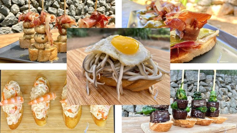 Recetas de pinchos y tapas para preparar en casa: ¡disfruta de una noche diferente!