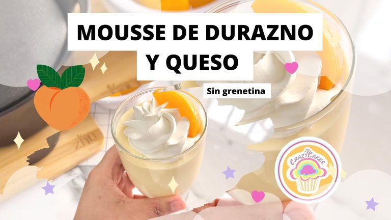 Receta fácil y rápida de mousse de durazno: ¡disfruta de su sabor dulce y refrescante!
