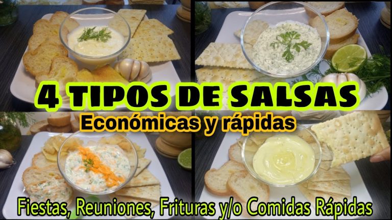 Las Mejores Salsas Para Untar: Recetas Fáciles y Deliciosas