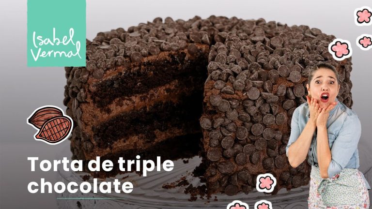 Receta Fácil de Torta Triple de Chocolate: ¡Disfruta de un Postre Rico y Delicioso!