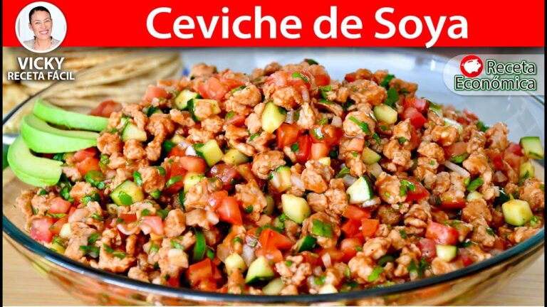 Receta de Ceviche de Soya: Una Opci&oacute;n Vegana y Refrescante