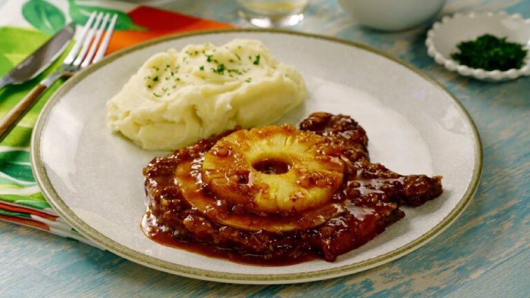 Receta Paso a Paso: C&oacute;mo Hacer Chuleta Hawaiana en Casa – F&aacute;cil y Deliciosa
