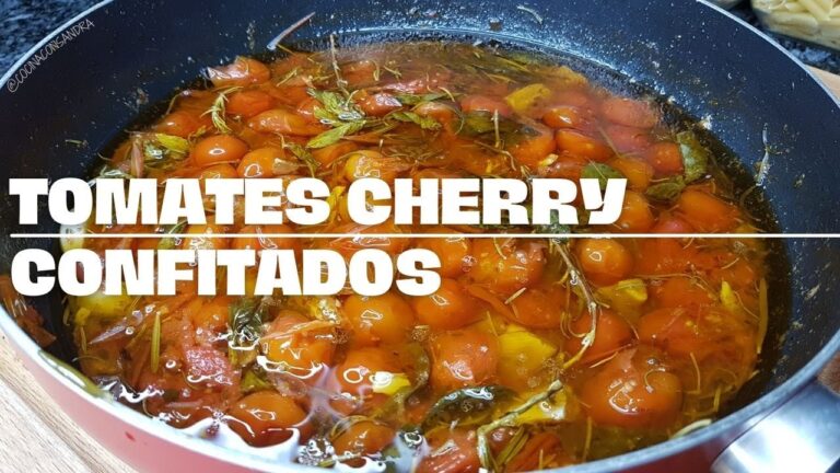 Receta Fácil de Tomates Cherry Confitados en Sartén: Perfecta para Acompañar