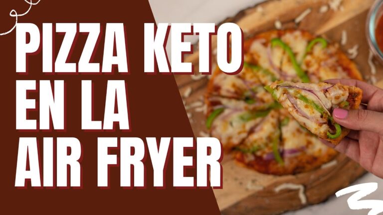 Pizza Keto en Freidora de Aire: Receta F&aacute;cil y Saludable