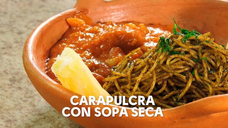 Sopa Seca con Carapulcra: Receta Tradicional y Consejos de Preparación